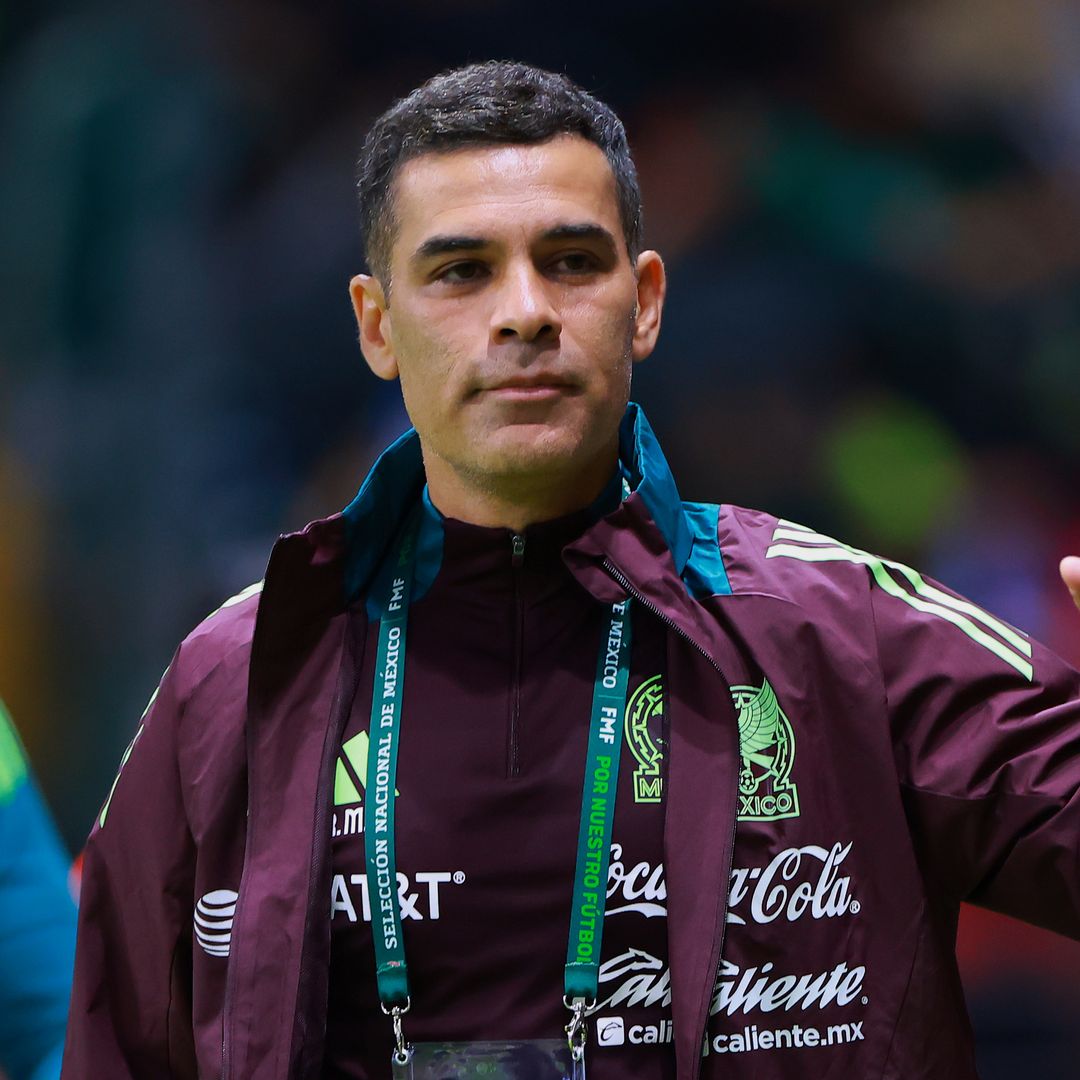 Rafael Márquez durante un partido de la selección mexicana como auxiliar técnico